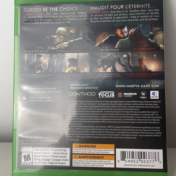 VAMPYR XBOXONE - Picture 3 of 6